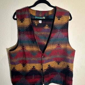 Hombre Mode Colorful V-Neck Sweater Vest